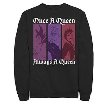 Disney Villains Men's Once A Queen Always A Queen Sweatshirt