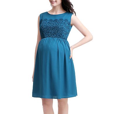 Maternity Pokkori Lace Skater Dress