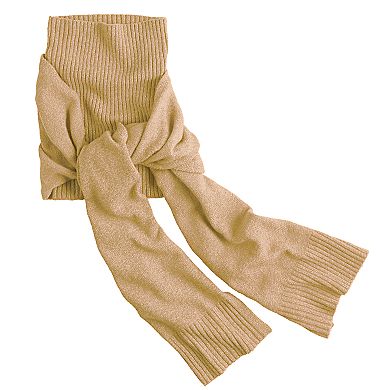 Women's Yummy Sweater Co. Funnelneck Pullover Wrap Scarf