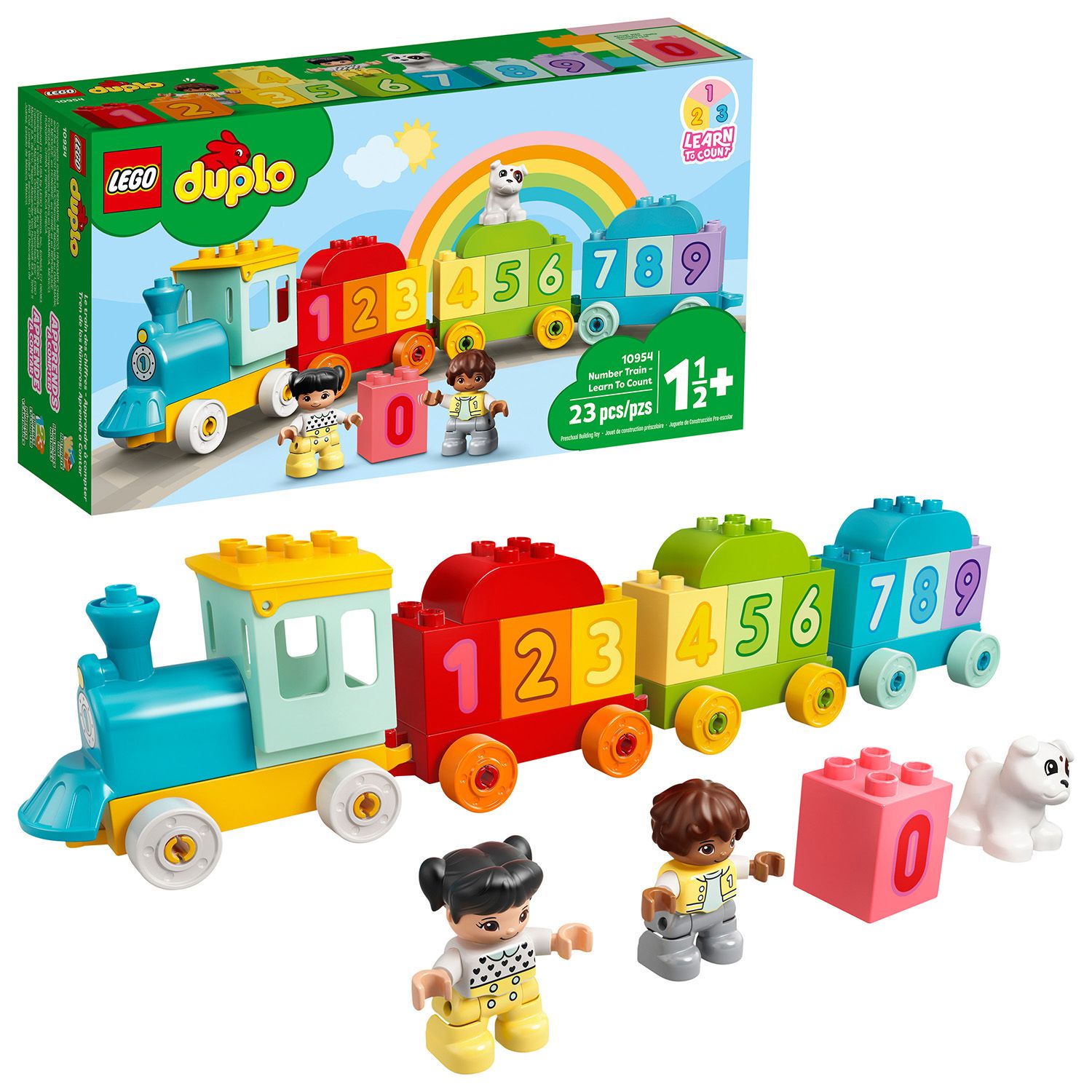 Детские конструкторы LEGO DUPLO My First Number Train - Learn To Count 10954 Building Toy (23 Pieces)