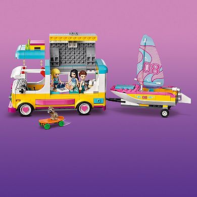 LEGO Friends Forest Camper Van and Sailboat 41681 Building Kit (487 Pieces)
