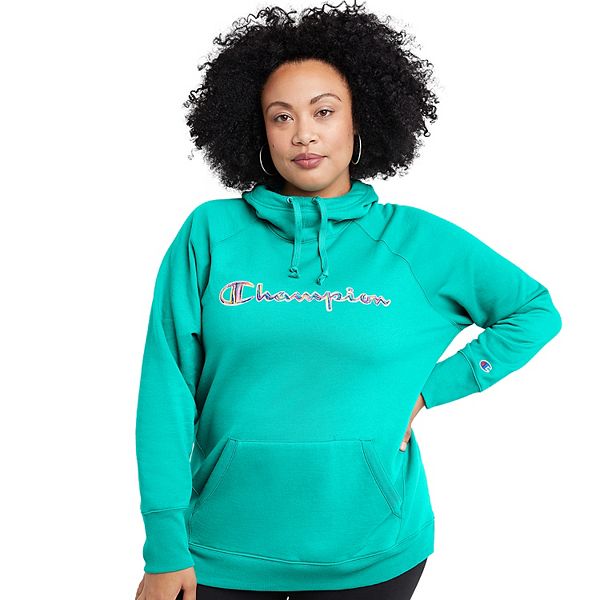 Plus Size Champion® Powerblend Fleece Hoodie