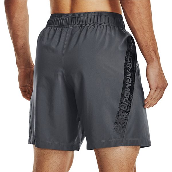 Under Armour Men's Woven Graphic Shorts-Grey - The Athlete's Foot