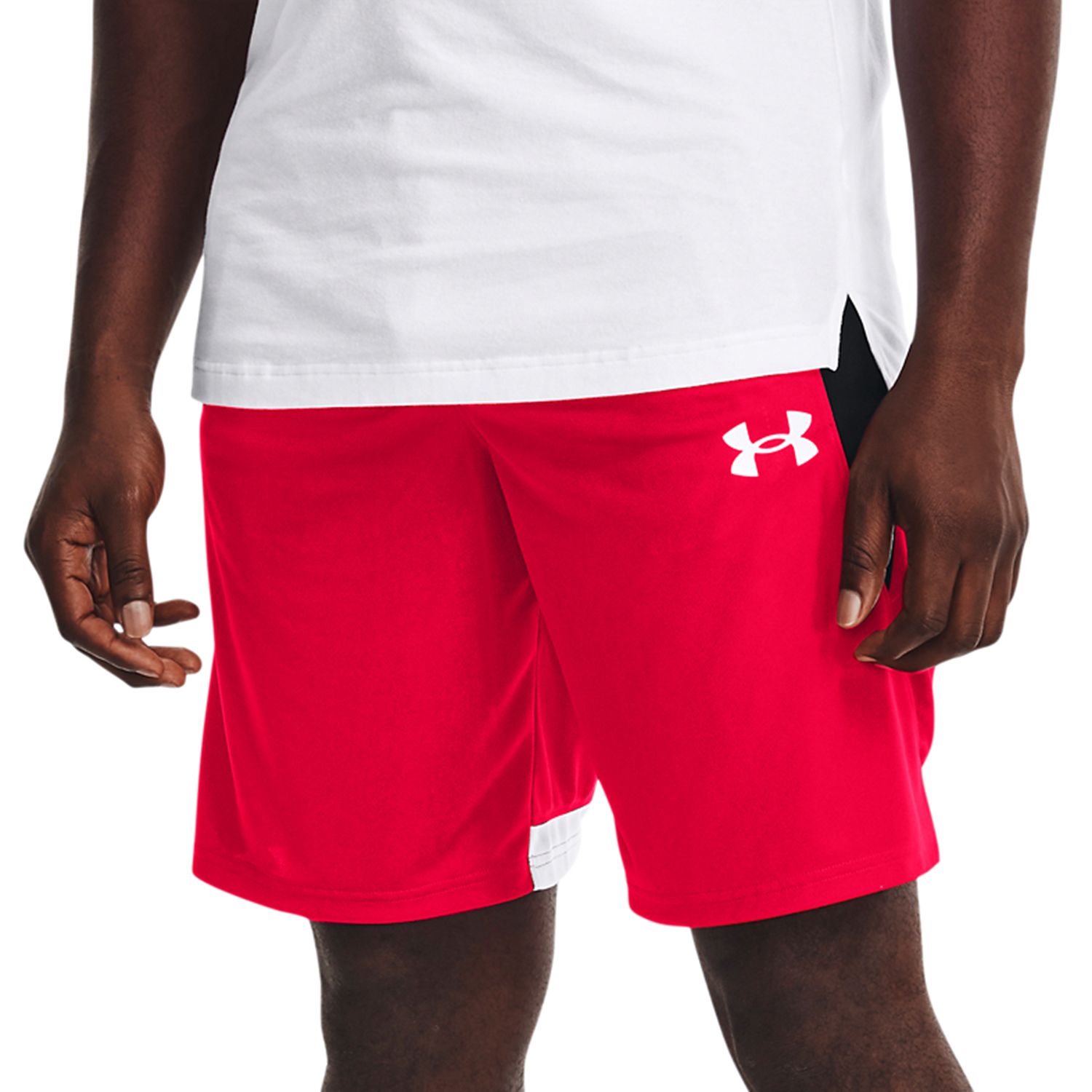 under armour red shorts