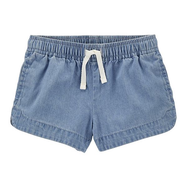 Toddler Girl Carter's PullOn Chambray Shorts