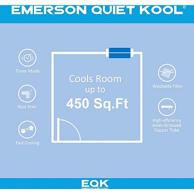 EmersonQuiet Kool 10000 BTU Window Air Conditioner with Wifi Controls