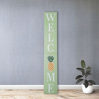 LumaBase Welcome Porch Board Floor Decor