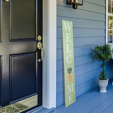 LumaBase Welcome Porch Board Floor Decor