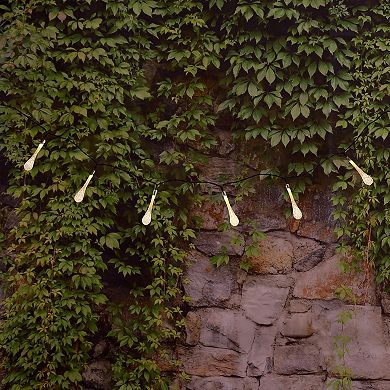Solar Soft White Water Drop Fairy String Lights