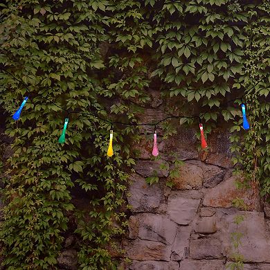 Solar Multicolor Water Drop Fairy String Lights