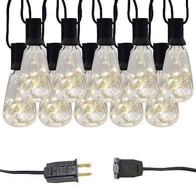 LumaBase Electric Soft White Edison Bulb Fairy String Lights