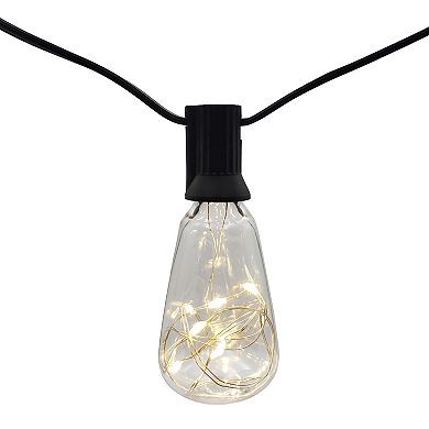 LumaBase Electric Soft White Edison Bulb Fairy String Lights