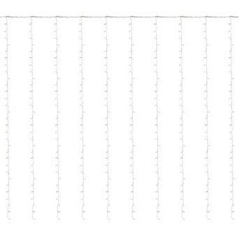 Electric Soft White LED Fairy Curtain String Lights