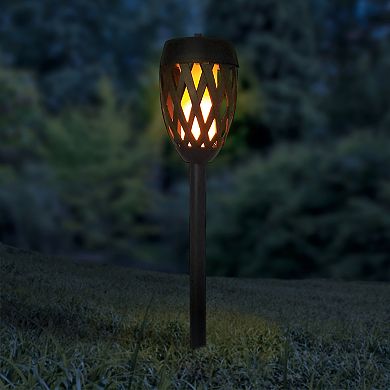 Solar Flame Effect LED Mini Torch