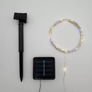 Solar Multicolor LED Fairy String Lights