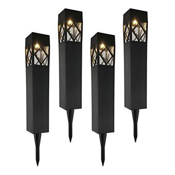Solar Garden Tabletop/Pathway Lights, Set of 4