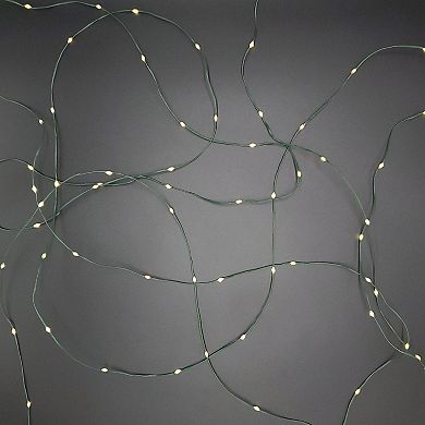 Solar Soft White LED PVC Coated Fairy String Lights