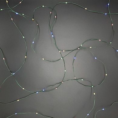 Solar Multicolor LED PVC Coated Fairy String Lights