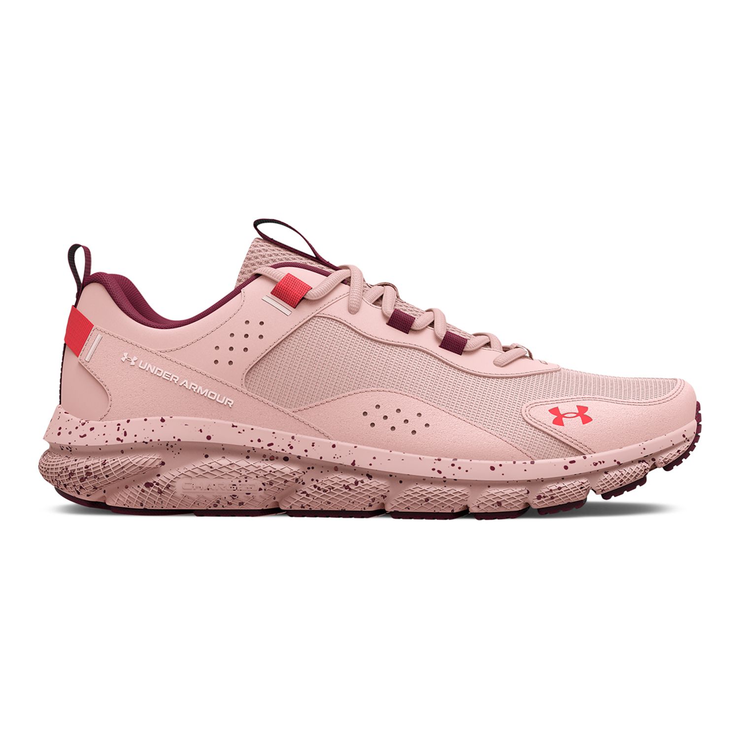 under armour charged pink