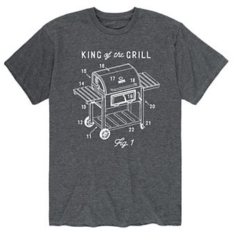 Men's King Of The Grill Diagram Tee