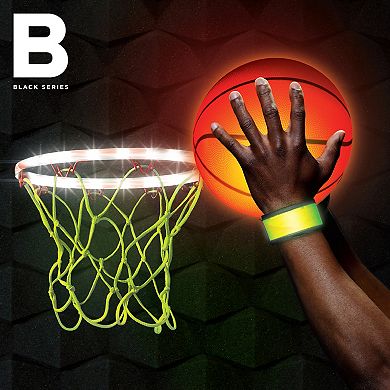 Black Series Night Glow Basketball Set