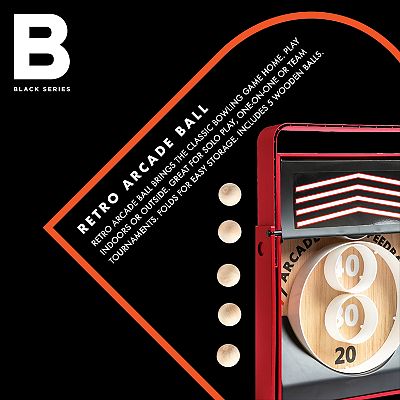 Black Series Collapsible Retro-Style Speedball Game