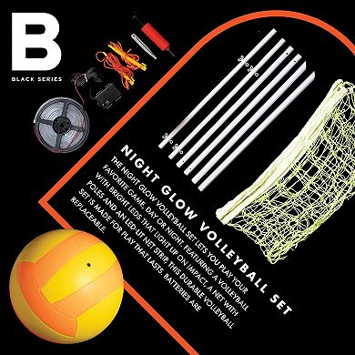 Black Series Night Glow Volleyball Set
