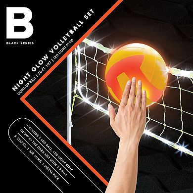 Black Series Night Glow Volleyball Set
