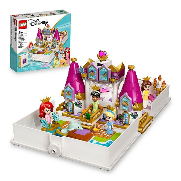 klient dokumentarfilm Centrum Disney Pincess Ariel, Belle, Cinderella and Tiana's Storybook Adventures  Building Kit by LEGO