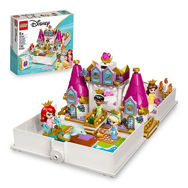 Disney Pincess Ariel Belle Cinderella And Tiana S Storybook Adventures Building Kit By Lego