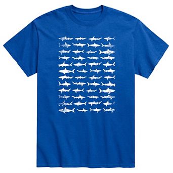 Men's Shark Pattern Tee