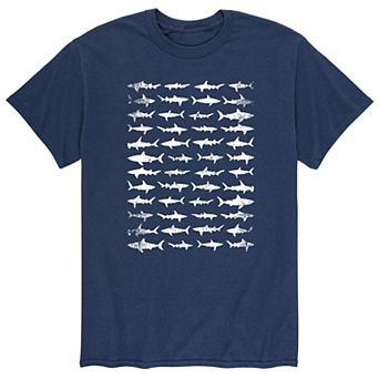 Men's Shark Pattern Tee