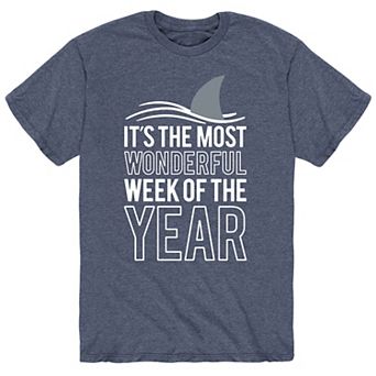Men's Shark Week The Most Wonderful Week Tee
