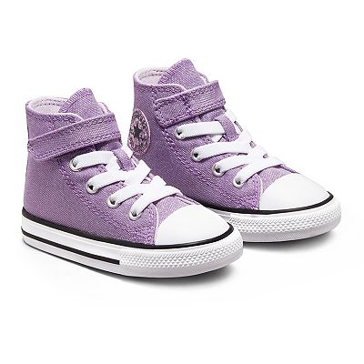 Purple converse for girls on sale