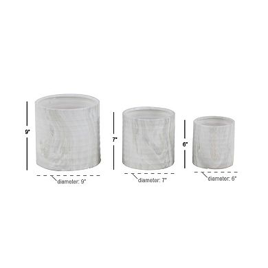 Stella & Eve Porcelain Planter 3-Piece Set