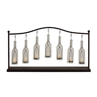 Stella & Eve Black Iron Bottle Lantern