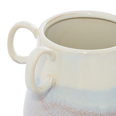 Stella & Eve White Ceramic Vase 2-Piece Set