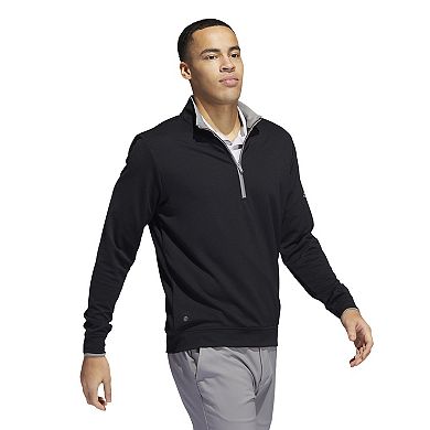 Men's adidas Regular-Fit Performance Quarter-Zip Golf Pullover Top