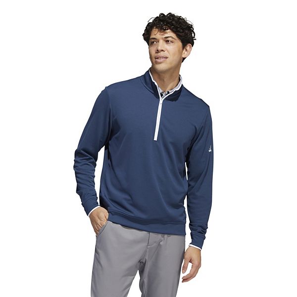 Men's adidas RegularFit Performance QuarterZip Golf Pullover Top