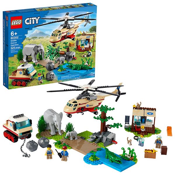 LEGO City Wildlife Rescue Operation 60302 Building Kit (525 Pieces) - Multi