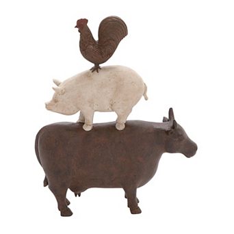 Stella & Eve Polystone Farm Animal Sculpture