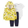 Baby Girl Carter's 3-Piece Sunflower Little Outfit Set