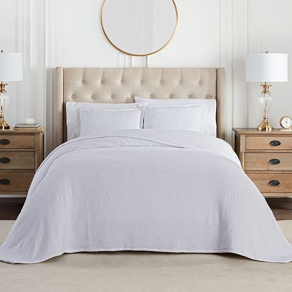 Waverly Matelasse Cotton Oversized Bedspread Set