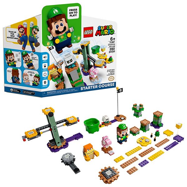 LEGO Super Mario Adventures with Luigi Starter Course 71387 Building Kit 280 Pieces