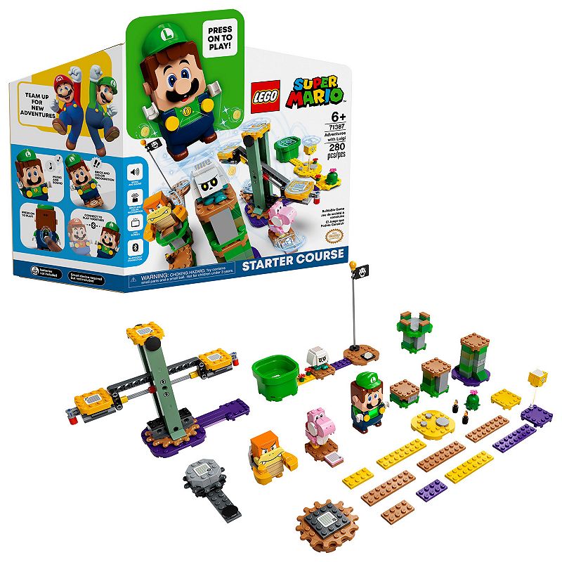 LEGO Super Mario Adventures with Luigi Starter Course 71387 Building Kit (2