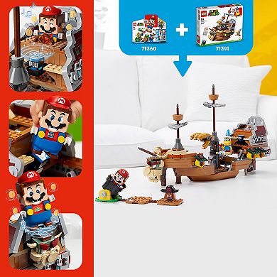 LEGO Super Mario Bowser's Airship Expansion Set 71391 Building Kit (1,152 Pieces)