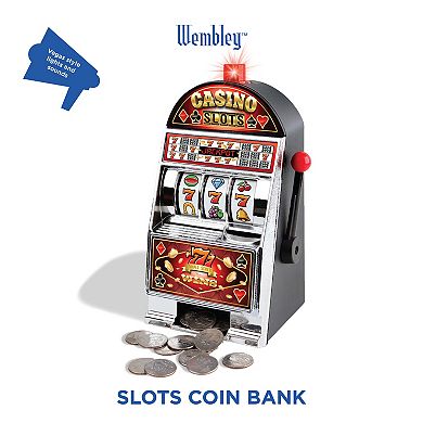 Wembley Electronic Casino Slot Machine Coin Bank