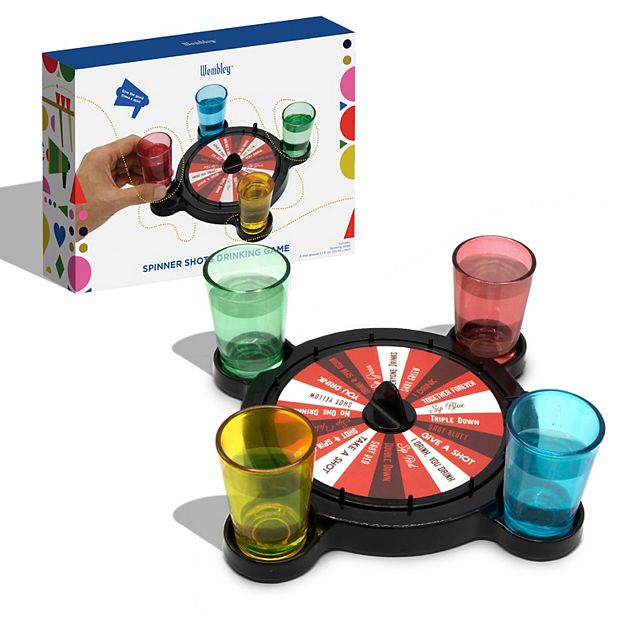 Spin The Shot Drinking Game Shot Glass Spinner #drinkinggames #games  #drinking #boredombusters