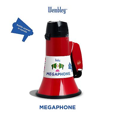 Wembley Handheld Megaphone with Built-In Bottle Opener