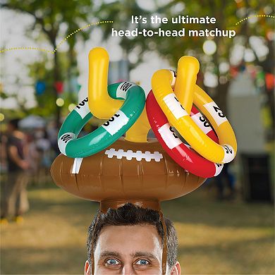 Wembley Inflatable Football Ring Toss Party Hat Game
